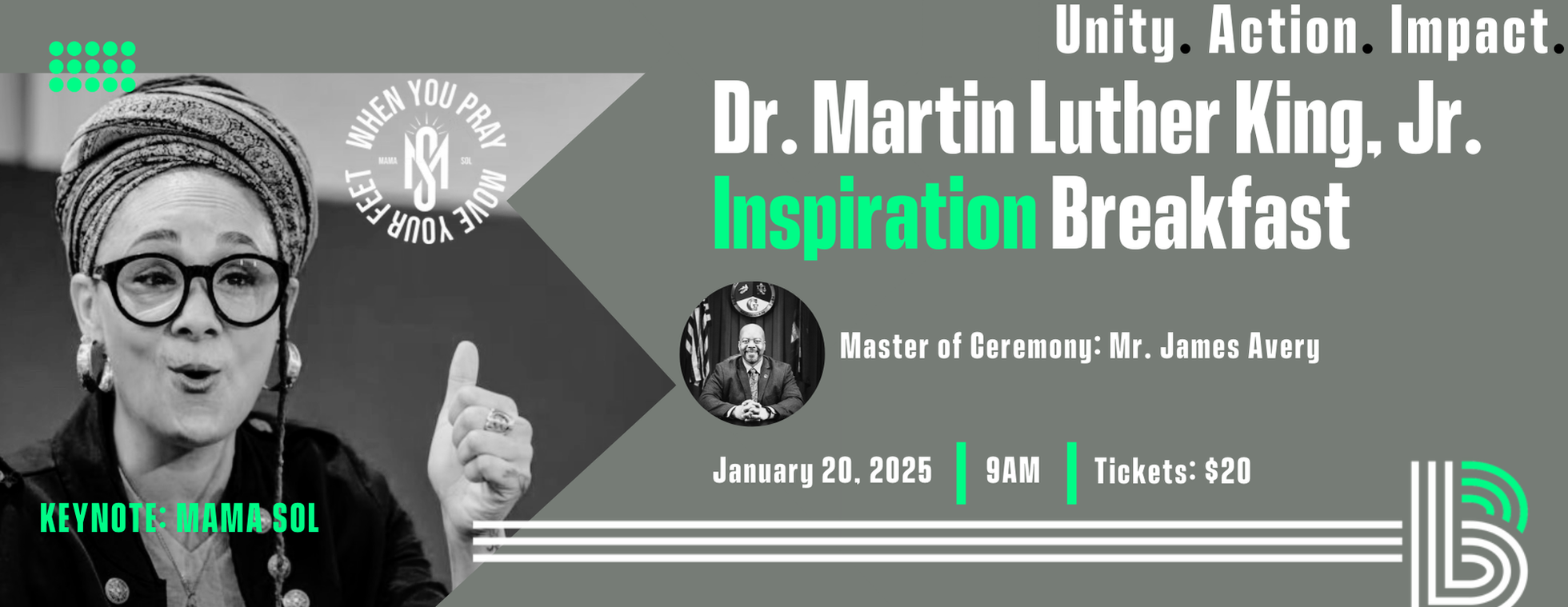 19th Annual Dr. Martin Luther King, Jr. Mentoring Inspiration Breakfast -  Unity. Action. Impact.